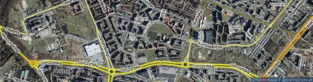 Zdjęcie satelitarne Plac Jana Pawła II pl.